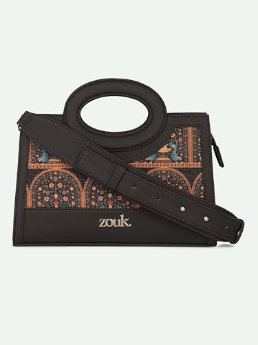 Image of ZOUK Zoe Sling Bag | Stylish Women's Crossbody Bags | Purse | Detachable Strap | Water-Resistant | Trendy Girls Side Bag | Compact & Chic
