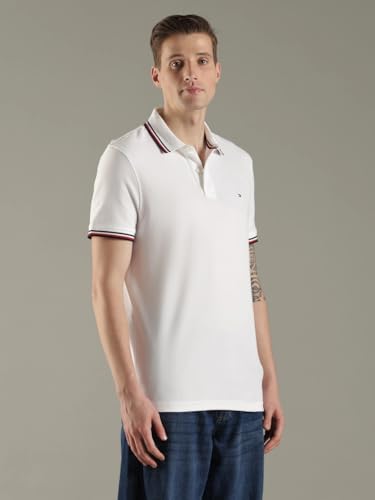 Image of Tommy Hilfiger Men Polo Cotton Regular Fit Shirt