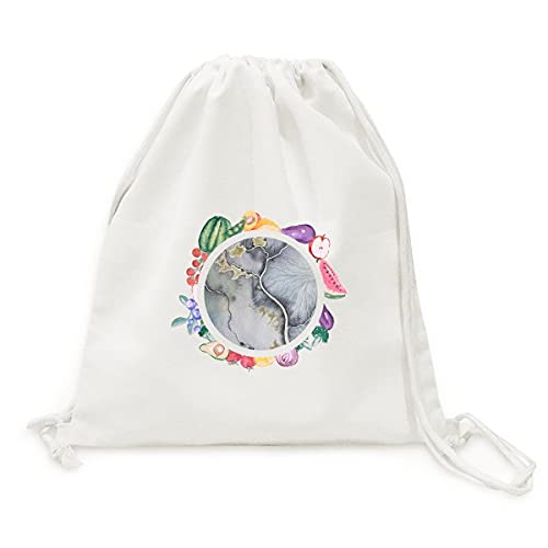 Sac en tissu pliable l'encre de l'aquarelle abstraite contre le plastique