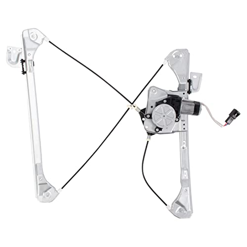 Image of TRQ Front Left Power Window Regulator & Motor Assembly Drivers Side Compatible with 1999-2004 Oldsmobile Alero 1999-2005 Pontiac Grand Am GM1350122