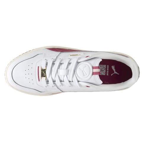 PUMA Womens Carina Street Lux Platform Lace Up Sneakers Shoes Casual - White - Size 5.5 M4