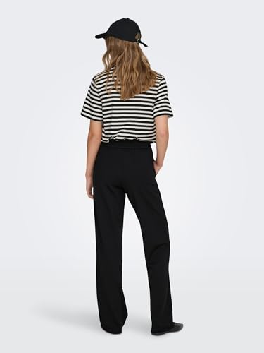 Only Pantaloni Femminili, Vestibilità Ampia, Nero, Xl - 5