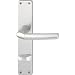 Produktbild HOPPE 2668223 Drückergarnitur Birmingham-auf Langschild WC, für Türstärke 37-42mm, Silber eloxiert