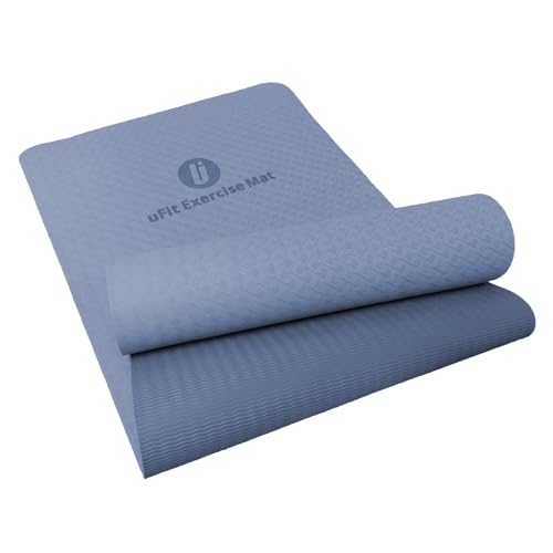y{[J[zuFit Exercise Mat K}bg TPE 8mm 183cm*61cm  L 傫 ɂȂ Ȃ ʊ~ NbV h h ϋv oht Xgb` seBX GNTTCY}bg (