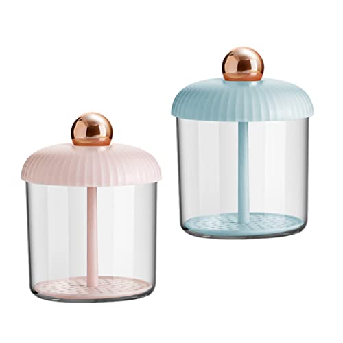 HAPINARY 2 Piezas burbujeador burbuja albaricoque húmedo esponja gel baño bath champú limpiador facial espuma de lavado de cara herramientas para el cuidado de la piel PD