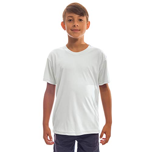 Vapor Apparel Kid’s UPF 50+ UV Sun Protection Short Sleeve Performance T-Shirt for Sports and Outdoor Lifestyle
