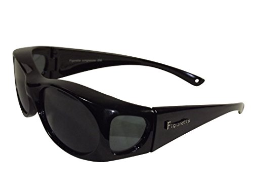 Figuretta Sonnenbrille Überbrille in schwarz aus der TV Werbung