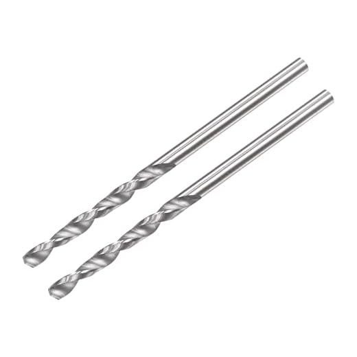 uxcell Solid Carbide Drill Bits, 2mm C2/K20 Tungsten Carbide Jobber Drill Bits Straight Shank Drilling Tool for Stainless Steel Aluminum Iron Metal Plastic 2pcs