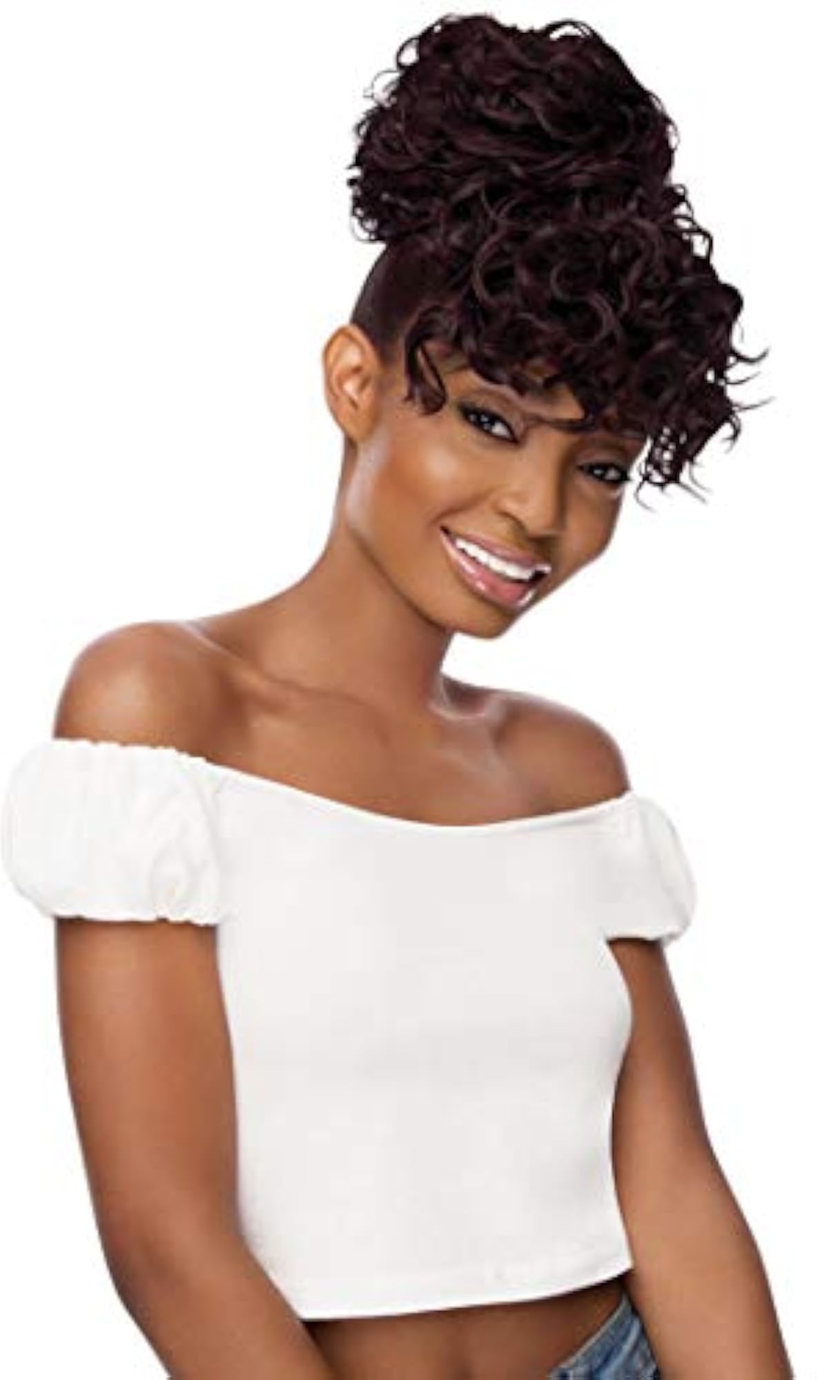 Synthetic Bang x Pony Quick Ponytail - Cyndi