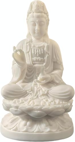 Estatua pequeña de Guan Yin en resina