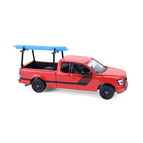 Greenlight Collectibles Escala 1:64 F-150 con Rack miniatura 4