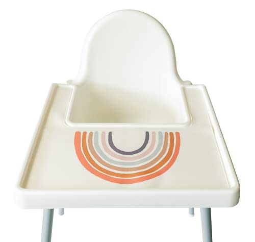 Image of You Little Cutie Silicone Placemat for IKEA Antilop High Chair, BPA Free, Dishwasher Safe (Light Grey)