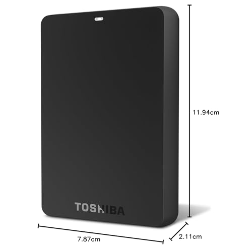 Disque Dur Externe 2000 Go Noir Toshiba Canvio Basics 3.0 - 5