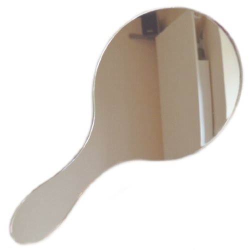 Super Cool Creations Accouchement Piscine Main Tenue Forme Ovale Miroir 25cm X 10cm (Totale Taille) Cover