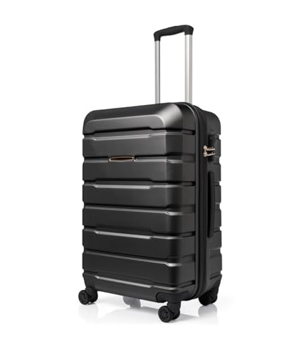 CYTECH - Petite Valise de Cabine avec Serrure à Code - 55 cm - Noir - Légère et résistante en...