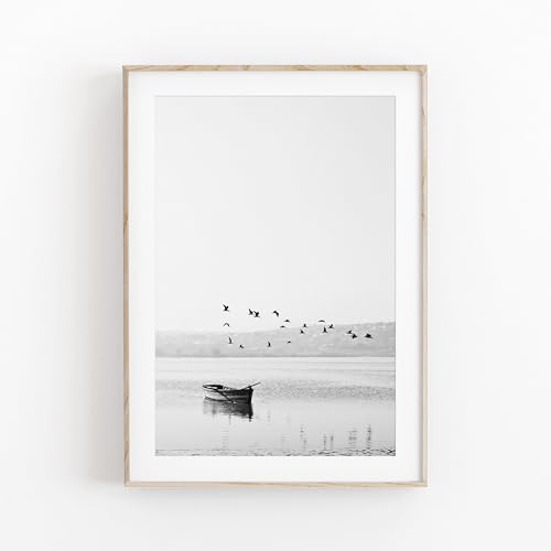 Flying Birds Print, Beach Art, Black And White Photography Modern Minimalist Poster Flying Birds Poster Beach Art Black And White Photography Modern Minimalist Print,27