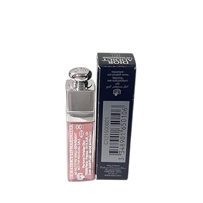 Dior Addict Lip Maximizer Lip Plumping Gloss # 001 PINK (MINI/SMALL/SAMPLE SIZE/TRAVEL SIZE) 2 ml / 0.06 fl oz- (NOTE THIS IS VERY SMALL) - 0106