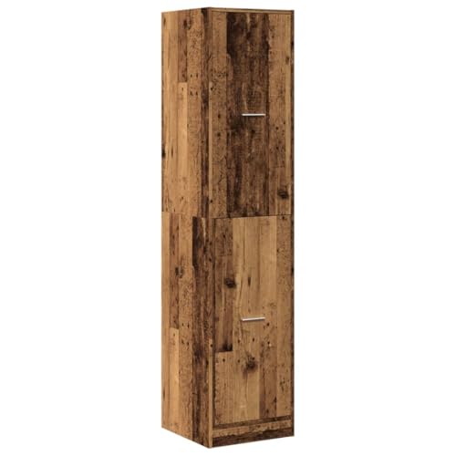 vidaXL Armoire d'apothicaire Vieux Bois 40x41x174,5 cm Bois ingénierie, Coffre d'apothicaire, Meuble d'apothicaire, Coffre à tiroirs d'apothicaire