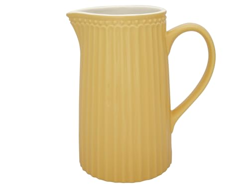 GreenGate - Krug, Karaffe, Jug - Alice - Porzellan - Honey Mustard - 1...