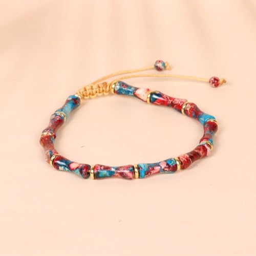 Image of 7 Chakra Bracelet Bohemian Handmade Leather Wrap Healing Protection Natural Stone Yoga Beaded Bracelets Boho Friendship Jewelry