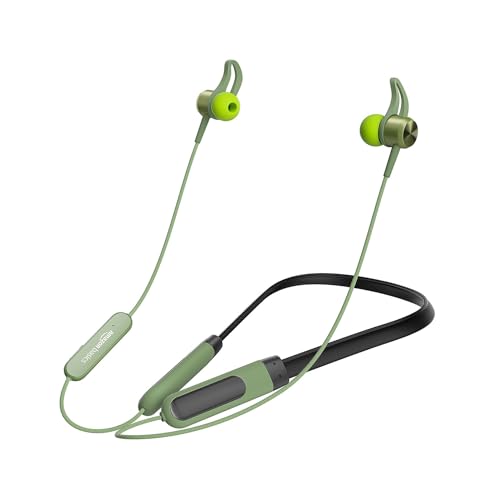 amazon basics in-Ear Wireless Neckband with Mic, Up to 65 Hours Play Time, 800 mAh Battery, Bluetooth 5.0, Voice Assistance, Noise Cancellation, IPX4 Water-Resistance, Magnetic Earbuds (Teal Green) (B0D1XKQH4Z) Amazon Price History, Amazon Price Tracker
