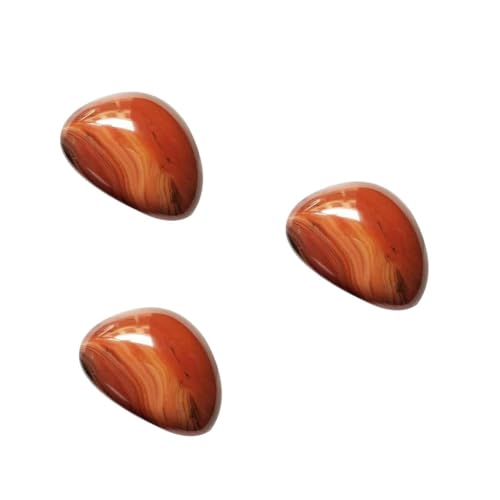 Pierres precieuses de l'agate sardonyx naturelles 3 pieces