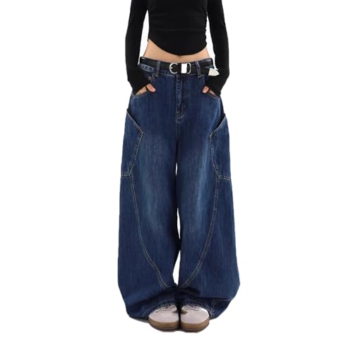 Baggy Jeans for Woman Cargo Pants Low Waist Baggy Jeans Wide Leg Casual Trendy Streetwear