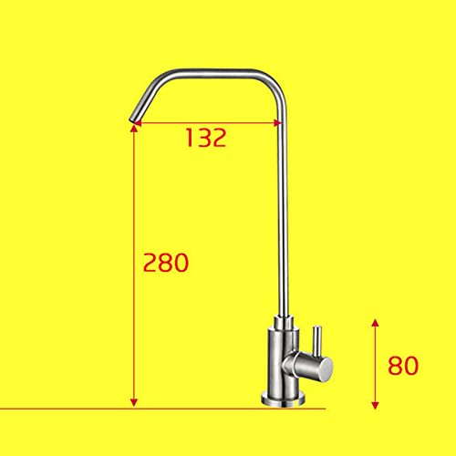 Robinets de cuisine robinet d'eau potable osmose inverse évier brossé - 3