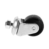Alipis 360Degree Heavy Duty Swivel Caster Wheels Rotating Floor Jack Replacement Parts for Transmission Jack Durable Construction Reliable Support for Industrial Use