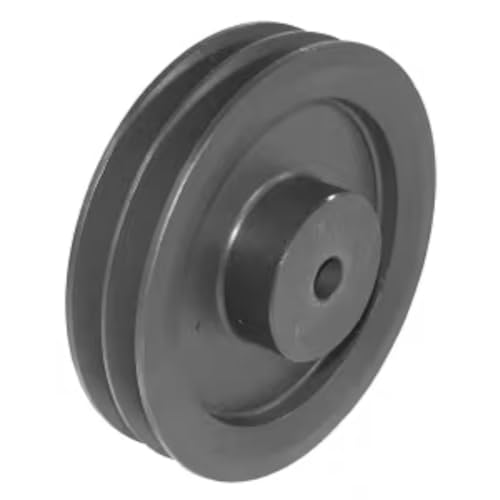 cyclingcolors 1x Polea para correa trapezoidal 2 canal A o SPA Diámetro exterior 185.50 mm Diámetro de paso 180 mm Hierro fundido Maquinaria de construcción explotación forestal agrícola