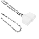 GALPADA Titanium Steel Anti-lost Earphone Chain Necklace Magnetic Earbud Holder for Wireless Earbuds Lightweight Sports Strap for Outdoor Activities and Daily Wear Portable Ear Bud Holder - Image 3