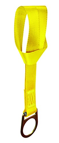 FallTech 7224 Multi-Purpose Heavy-Duty Web Choker with 1 D-ring, Yellow, 2-Feet