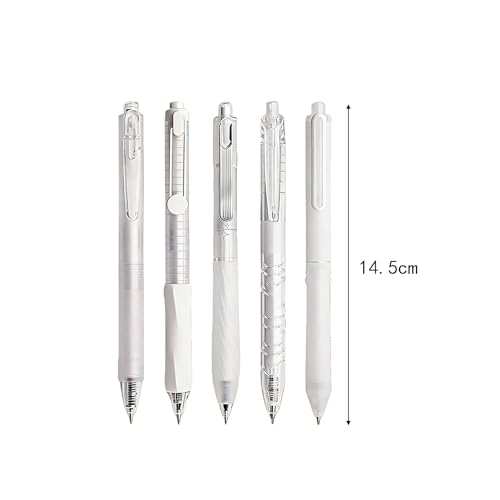 Set de 5 bolígrafos de gel negro 0.5 mm GZBABY miniatura 4
