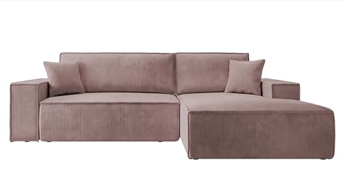 Selsey Sofa Ecksofa Eckcouch Schlafsofa Couch Mit Stauraum Schlaffunktion Pflegeleicht Polyurethanschaum L Form Rechts Farese Rosa Cordoptik Selsey Sofa Ecksofa Eckcouch Schlafsofa Couch Mit Stauraum Schlaffunktion Pflegeleicht Polyurethanschaum L Form Rechts Farese Rosa Cordoptik
