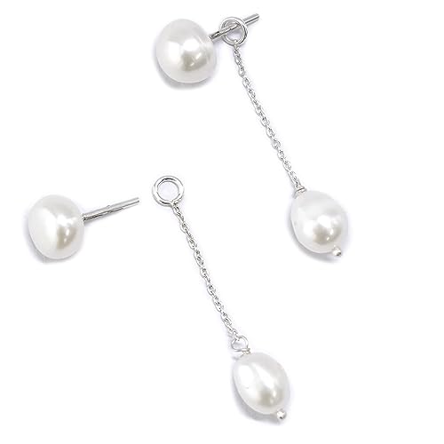 Image of OVANA 92.5 Sterling Silver Handmade Earrings | 925 Hallmarked | Classy and Beautiful | Elegant Design | Gift for Women and Girls | Gift For Her
