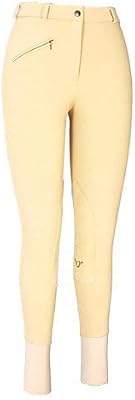 TuffRider Ribb Knee Patch Breeches 28R Light Tan