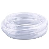DERNORD PVC Tubing 3/4'ID X 1'OD Flexible Clear Vinyl Hose 5 Feet for Food Grade