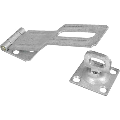 Image of National Hardware V32 4-1 /2 inch Swivel Staple Safety Hasp in Galvanized (1)