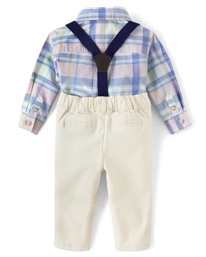 Gymboree baby-boys 2-piece Special Occasion Top and Pant Suspender Set Seasonal3