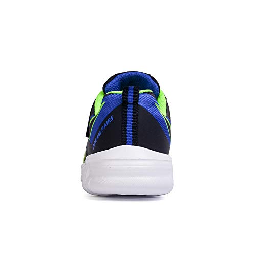 Dream Pairs Boys Kd18002K Lightweight Breathable Running Athletic Sneakers Shoes Black Royal Blue Green, Size 5 M Us Big Kid #TOP5