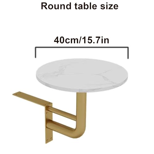 Table pliante gain de place avec bureau flottant compact en bois