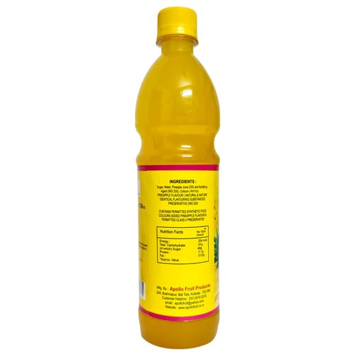 Apollo Pineapple Squash (700 ml) - Image 2 thumbnail