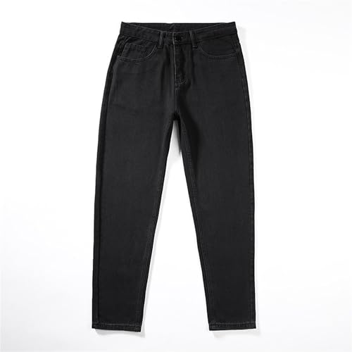 Men's Regular Fit Solid Comfort Basic Jeans Lightweight Streetwear Denim Pants Straight Leg Outdoor Jeans Trouser3