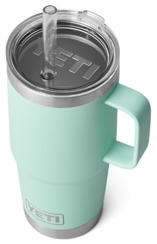 YETI Rambler Trinkbecher Mit Trinkhalmdeckel, Seafoam, 25 oz (739 ml) – Ansicht 1