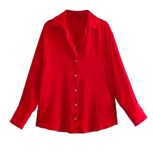 Chemisier satin de qualité supérieure avec imprimé rayures chic pour femme