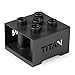 TITAN FITNESS Deluxe Olympic Barbell 5 Bar Holder Vertical Storage Rack 12"x12"