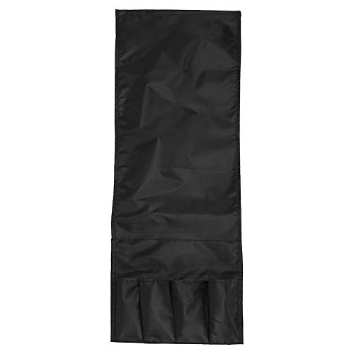 Organizador de sofá, bolsa de almacenamiento, bolsillo para mandos a distancia de 3 colores (negro)