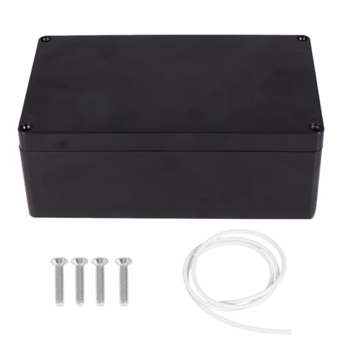 Caja de conexiones eléctricas de plástico ABS resistente con tornillos incluidos ABOOFAN