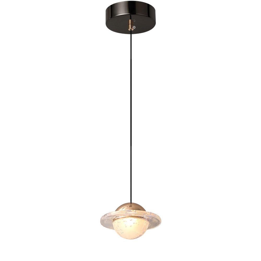 Suspension LED en verre pour îlot de cuisine et entrée - Luminaire nordique style étoile
