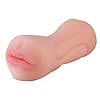 Realistischer Masturbator Taschenmuschi Silikon Masturbieren Sex Spielzeug mit 5D Klitoris Doppelkanal Masturbator Groß für Mann 2 in 1 Anal Erotik Sexspielzeug für die Männer #1